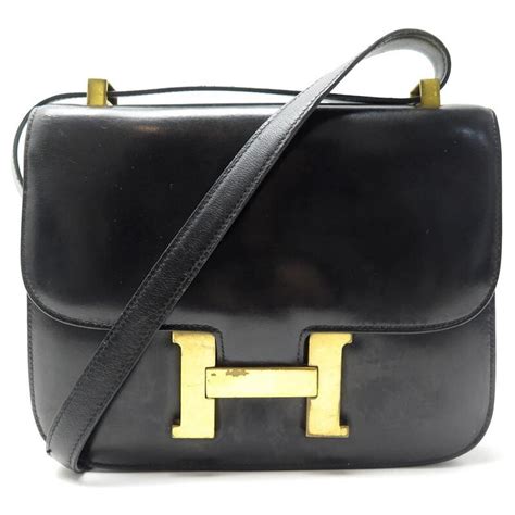 bolsa de couro hermes antiga